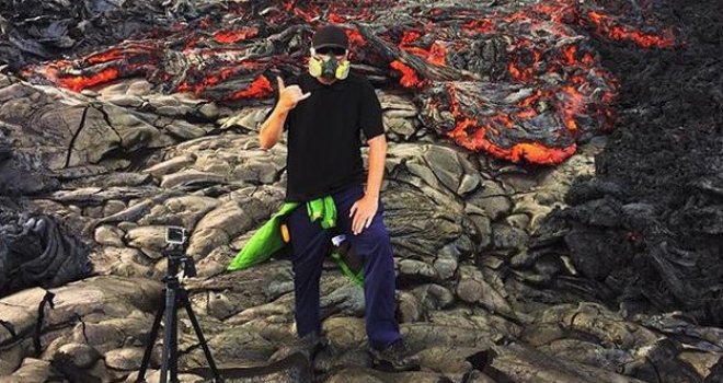 Kamera preživjela nakon što je progutala lava, snimljeni prizori su nevjerovatni