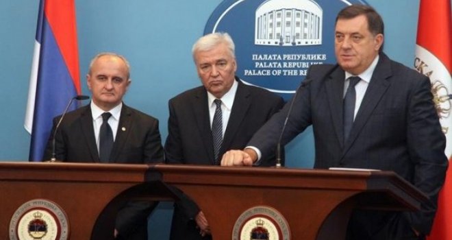 Dodik, Pavić i Đokić pozvali predstavnike RS-a da napuste institucije BiH: 'Iz Sarajeva nam prijete ratom, obustavite rad!'