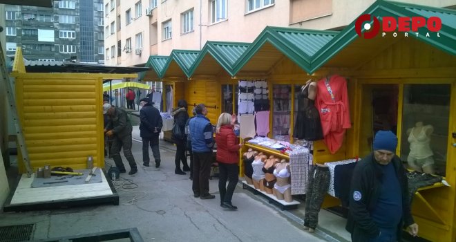 Pijaca na Grbavici u novom ruhu, pogledajte kako sada izgleda: Drvene kućice umjesto starih štandova