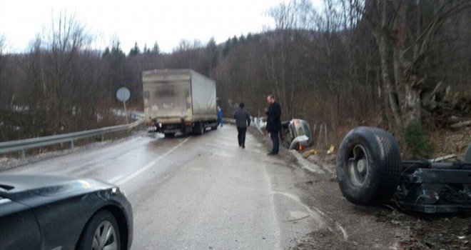 Nakon završenog uviđaja normalizovan saobraćaj na M-14