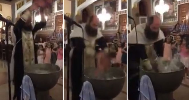 Djeca iza sveštenika nisu mogla vjerovati čemu svjedoče: 'Bebi je mogao stradati mozak!