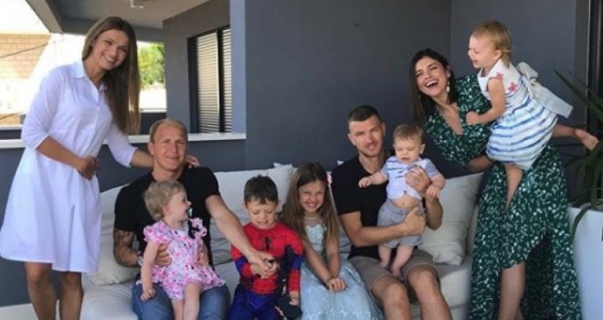 Džeko i Ibričić sa porodicama za Bajram u Splitu: Nekadašnji saigrači iz reprezentacije se 'sukobili' na terenu