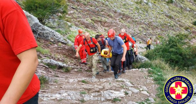 Nesreća na Bjelašnici: Planinar povrijeđen u kanjonu Rakitnice, spašavala ga GSS služba Sarajevo