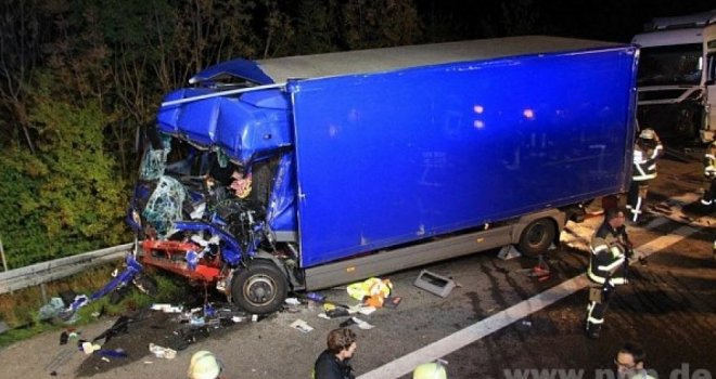 Bh. državljanin povrijeđen u sudaru kamiona u Njemačkoj, autoput cijelu noć bio zatvoren