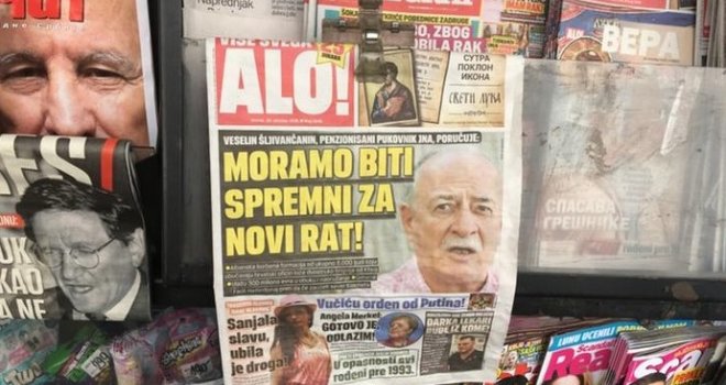 Stisnut između starletinog dupeta i okrvavljenih ruku haške bratije: 'Moramo biti spremni za novi rat'! 