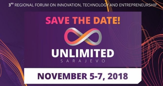Počinje regionalni forum inovacija, tehnologije i poduzetništva za regiju jugoistočne Evrope 'Sarajevo Unlimited 2018'