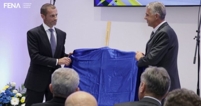 Čeferin i Begić otvorili novo sjedište NSBiH 