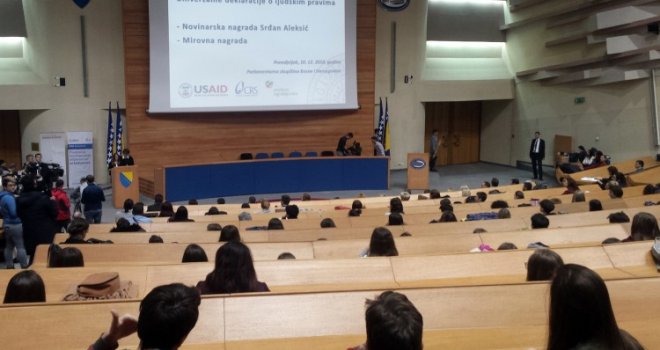 Dodijeljene novinarska nagrada 'Srđan Aleksić' i Mirovna nagrada   