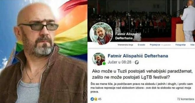Otkud Fatmir Alispahić na festivalu LGBT filma 'Merlinka': 'Našao sam se na meti fantomske vehabijske zajednice...'