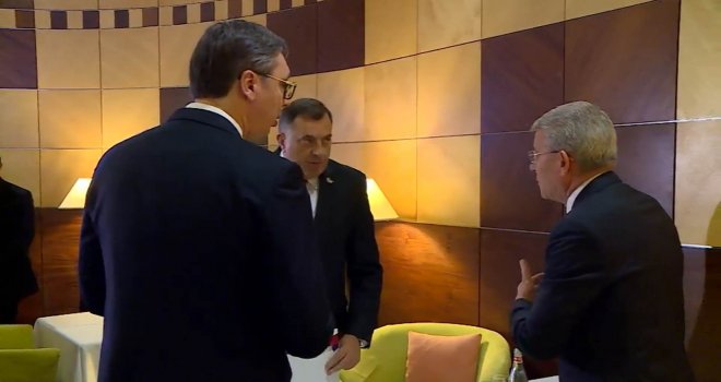 Vučić posmatrao raspravu Dodika i Džaferovića: Predsjednika Srbije zanimalo je samo jedno...