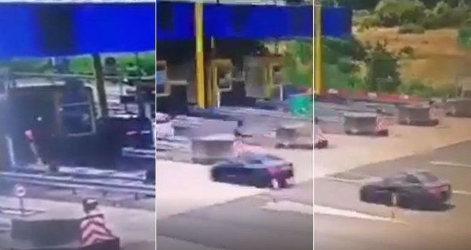 Horor na naplatnim kućicama u Hrvatskoj: Pogledajte kako je vozač BMW-a ogromnom brzinom naletio na Škodu