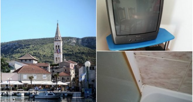 Kako izgleda apartman od 90 eura na Jadranu: 'Tuš prepun gljivica, a bojler kamenca... Srećom, TV je u boji'