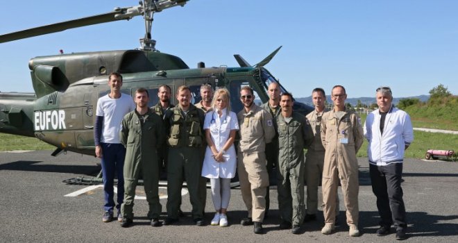 Planinarka izgubila svijest, helikopterom hitno prebačena u bolnicu u Sarajevo: Spasili je pripadnici EUFOR-a