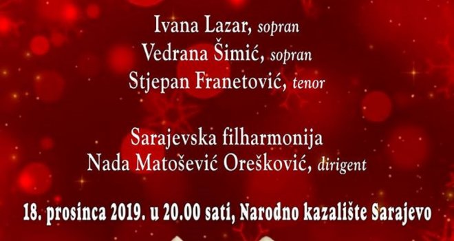 Ne propustite Napretkov svečani božićni koncert u Sarajevu