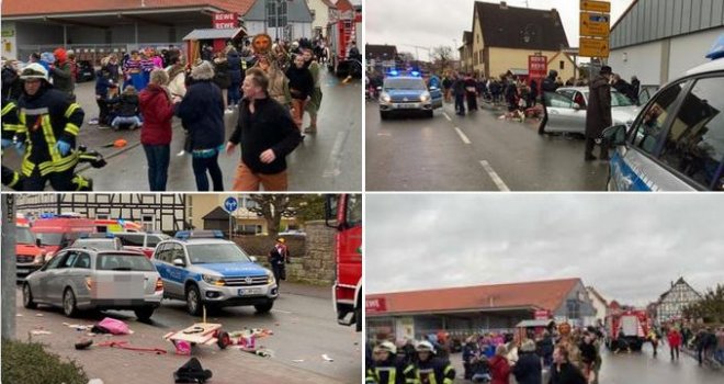 Drama u Njemačkoj: Autom se zaletio u karnevalsku povorku pod punim gasom, više povrijeđenih