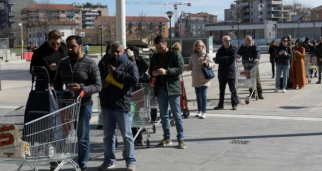 Rigorozne mjere: U Italiji se zatvaraju sve prodavnice, osim prehrambenih i apoteka