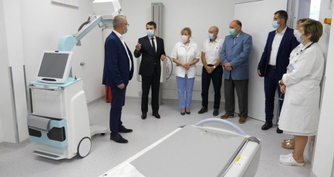 Kantonalna bolnica Zenica dobila novi covid rendgen odjel i intenzivnu njegu