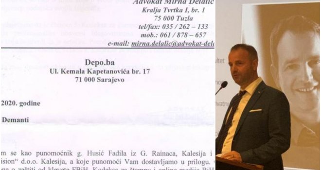 Iz kompanije 'Spectrum Vision' tvrde: Nije tačno da je Fadil Husić iznosio podatke načelniku Džafiću, niti je bio u Minhenu!