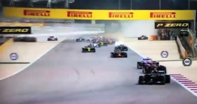 Zastrašujući snimak sa utrke za Veliku nagradu Bahreina: Eksplodirao bolid Romaina Grosjeana, raspao se u komade