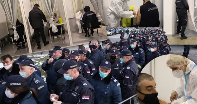 Četiri zone, 17 punktova, nepregledni redovi... Evo kako izgleda masovna vakcinacija u slikama
