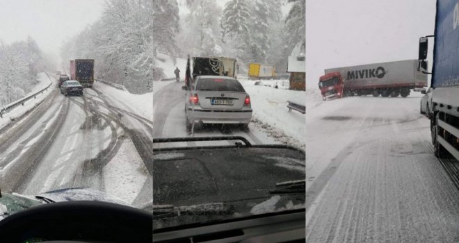 Kolaps širom BiH: Očekuje se do 30 centimetara novog snijega, koji i dalje pada...