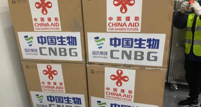 Kineska donacija vakcina za BiH jutros upućena iz Pekinga