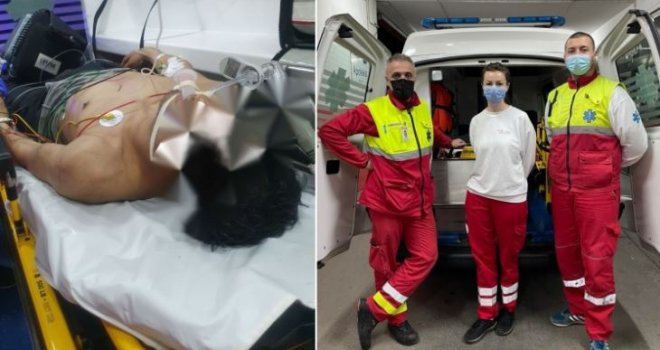 Sarajevska Hitna pomoć spasila mladića izvučenog iz Miljacke koji nije davao znakove života: Bio je bez svijesti, pulsa i disanja...