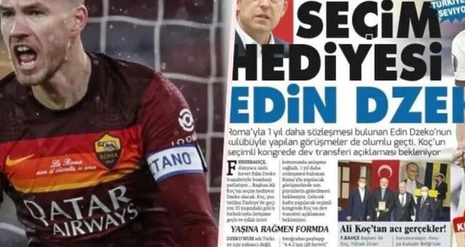 Turski mediji: Džeko dogovorio s Fenerbahçeom, potpisuje naredne sedmice