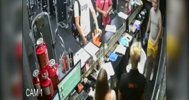 Jeziva scena u beogradskoj teretani: Siledžija je pesnicama udarao u glavu, jer mu je rekla da ne može da sjedi za pultom...  