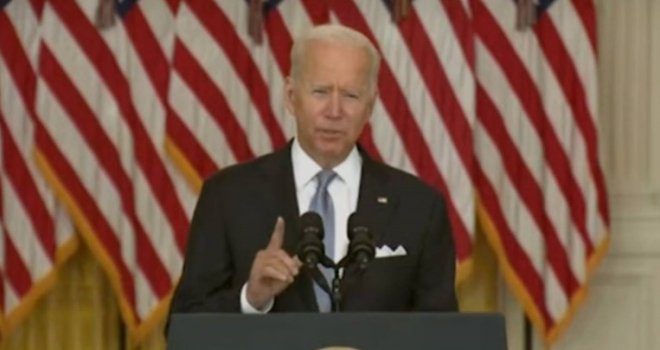 Biden: Dali smo Afganistancima sve, ali nismo im mogli dati volju za borbu... Povlačenje je ispravna odluka za SAD 