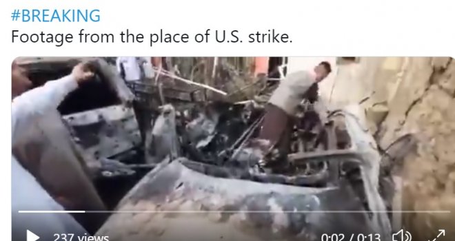 SAD izvele vojni udar: Pogledajte posljedice koje ostavio američki dron nakon napada u Kabulu
