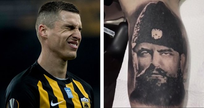 UEFA presudila: Ognjen Vranješ ne smije igrati s tetovažom četničkog vojvode
