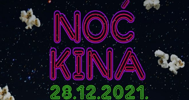 Noć kina 28. decembra, besplatan ulaz u kina u Sarajevu