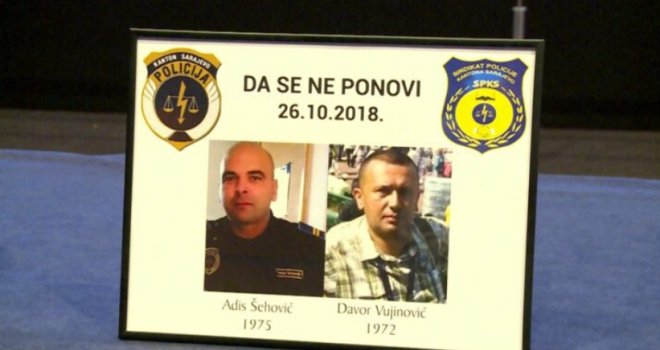 Podignuta optužnica zbog ubistva sarajevskih policajaca Adisa Šehovića i Davora Vujinovića
