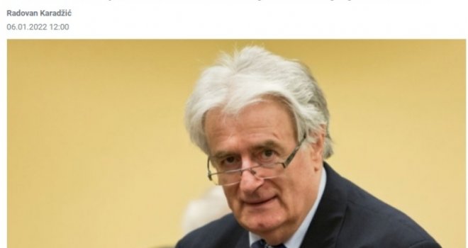 Izrugivanje žrtvama genocida: Zločinac Karadžić iz zatvora piše za 'Glas Srpske' i slavi 30 godina RS