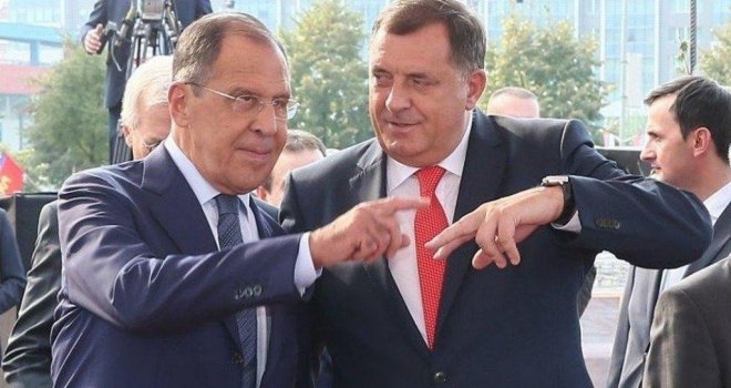 Sjećate li se tajanstvenog razgovora Dodika i Lavrova? Hrvatski mediji tvrde da je tema bila izgradnja ruske baze - u Trebinju?!