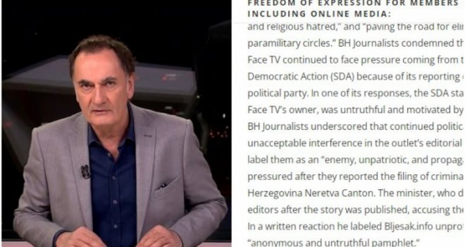 SDA je vršila pritisak na Senada Hadžifejzovića: 'Cilj im je bio etiketiranje Face TV-a kao neprijateljskog i nepatriotskog medija'