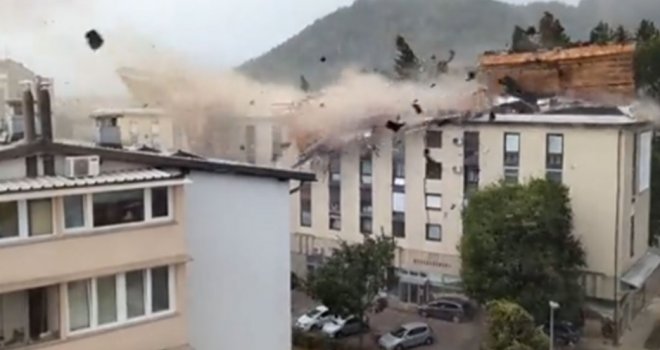 Snažno nevrijeme u Sloveniji: Vjetar čupao krovove i rušio drveće, ima povrijeđenih