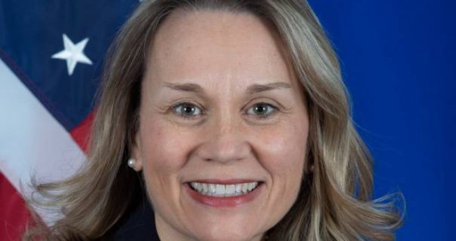 Američka ambasadorica u NATO-u Julianne Smith u ponedjeljak u Sarajevu