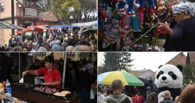 Na vašaru u Puračiću rijeke ljudi, a na štandovima svega: Janjećeg pečenja, tahan halve, igračaka, garderobe, peškira...