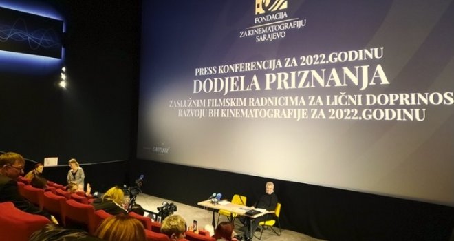 Fondacija za kinematografiju Sarajevo dodijelila priznanja zaslužnim filmskim radnicima za 2022. godinu