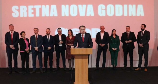 Upriličen novogodišnji prijem SDP BiH u Sarajevu, Nikšić decidan: Nema kompromisa, niti ustupaka kada je u pitanju država BiH