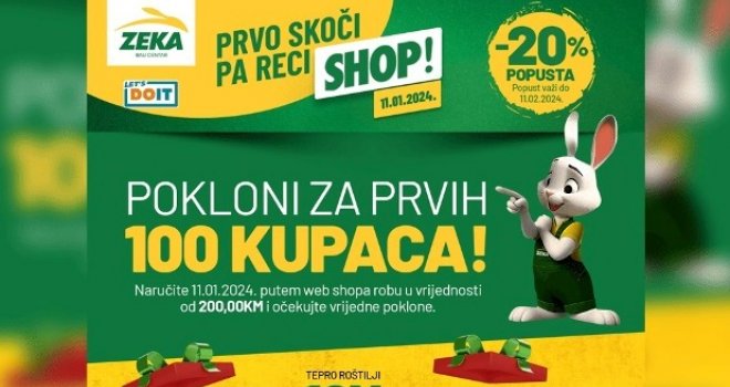 Potpuna promjena: Zeka web shop stiže u novom izdanju, uz nevjerovatne popuste i poklone za kupce 