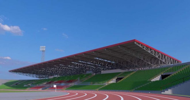 Kako bi uskoro mogao izgledati stadion Koševo: VIP tribine, pop-up zona, press, parking, ugostiteljski objekti... 