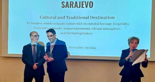 Swiss Toursim Award nagrada Turističkoj zajednici Kantona Sarajevo uručena u Luganu