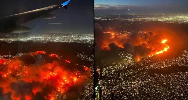 Vatrogasci više ne mogu ništa, snimci iz aviona pokazuju apokalipsu