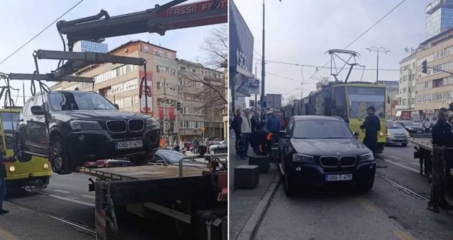 Bahatost bez granica: Sat vremena tramvaji u zastoju zbog parkiranih vozila na šinama kod SCC-a