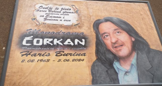Zeničani muralom odali počast velikom Harisu Burini