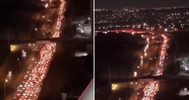 Nakon poziva na evakuaciju uslijedio saobraćajni kolaps na izlazu iz Teherana