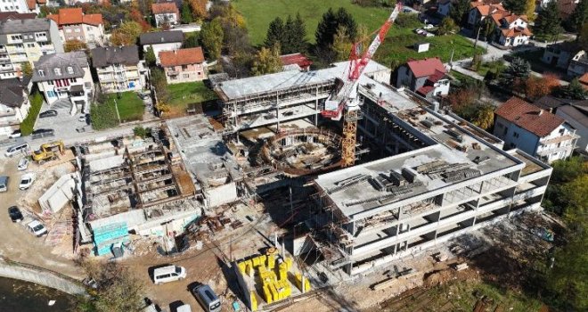 Na gradilištu najmodernije škole u Kantonu Sarajevo: Niče veliki objekat na preko 8,2 hiljade kvadrata